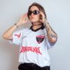 Jersey Oversized - Black Cat White 