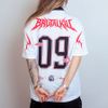 Jersey Oversized - Black Cat White 