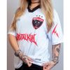 Jersey Oversized - Black Cat White 