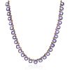 Colar Riviera 10MM Light Ametista Ouro
