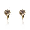 Brinco Elizabeth Cristal Vintage Ouro/Pressão
