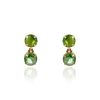Brinco Duo Sonho Peridot Ouro