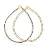 Colar Riviera Cristal Azul Montana (R$ 598,00)/Colar Riviera Cristal Greige(R$ 558,00)