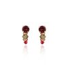 Brinco Trio Burgundy