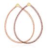 Colar Riviera Coral Rosa (R$ 615,00)/ Colar Riviera Cristal Violeta (R$570,00)