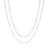 Colar Longo Corrente Platina