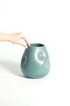 Vaso Vulcano - Azul Cerúleo