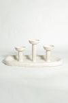 Trio de Mesa Argila Tabaco - Branco 