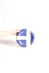Pratos Bold Match Point - Azul Ace