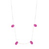 Colar Chocker 4 Rubis Ovais