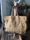 Bolsa ETOILE Lurex Dourada 