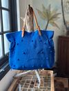 Bolsa ETOILE Crochê Azul Royal