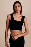 Foto do produto CROPPED SIMONE TRICOT                                                                                PRETO