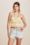 Foto do produto TOMARA QUE CAIA TRICOT TRINIDAD AMARELO