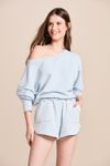 Foto do produto BLUSA MOLETOM LILY AZUL