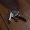 Chaveiro PORTA NOTA de Emergência - Alumínio