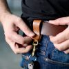 Chaveiro SNAP HOOK - Tan/Old Gold
