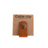 Cable Clip - Caramel