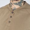 Camisa Henley - Bege