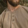 Camisa Henley - Bege