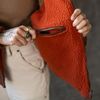 Fleece DOUBLE - MARROM/TELHA
