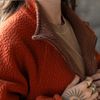 Fleece DOUBLE - MARROM/TELHA