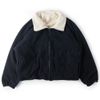 Fleece DOUBLE - CREME/PRETO