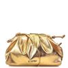 BOLSA BRUNA CLUTCH COURO OURO