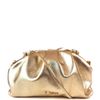 BOLSA BRUNA CLUTCH COURO OURO