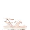 SANDALIA FLATFORM NUDE