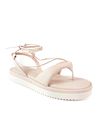 SANDALIA FLATFORM NUDE
