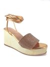 SANDALIA PLATAFORMA OURO