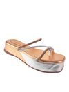 SANDALIA FLATFORM OURO