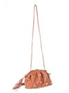 BOLSA BRUNA CHROME CARAMELO