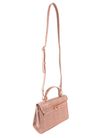 BOLSA RAISSA COURO TOTE TIRACOLO BEGE.