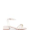 SANDALIA SALTO BAIXO OFF WHITE