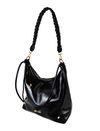 BOLSA GIOVANNA TIRACOLO COURO PRETO