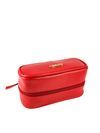 NECESSAIRE COURO VERMELHO