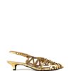 SANDALIA SLINGBACK OURO