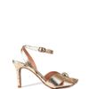 SANDALIA SALTO ALTO OURO