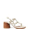 SANDALIA SALTO MEDIO OFF WHITE