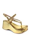 SANDALIA PLATAFORMA OURO