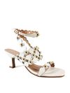 SANDALIA SALTO BAIXO OFF WHITE