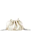 BOLSA LIZ TIRACOLO COURO OFF WHITE