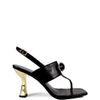 SANDALIA SALTO BAIXO PRETO