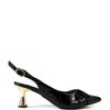 SCARPIN SLINGBACK PRETO