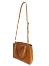 BOLSA SILVIA M TOTE COURO CARAMELO