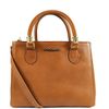 BOLSA SILVIA M TOTE COURO CARAMELO