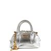 MINI BAG SIENA COURO PRATA
