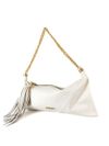 BOLSA EMILLY CLUTCH COURO OFF WHITE